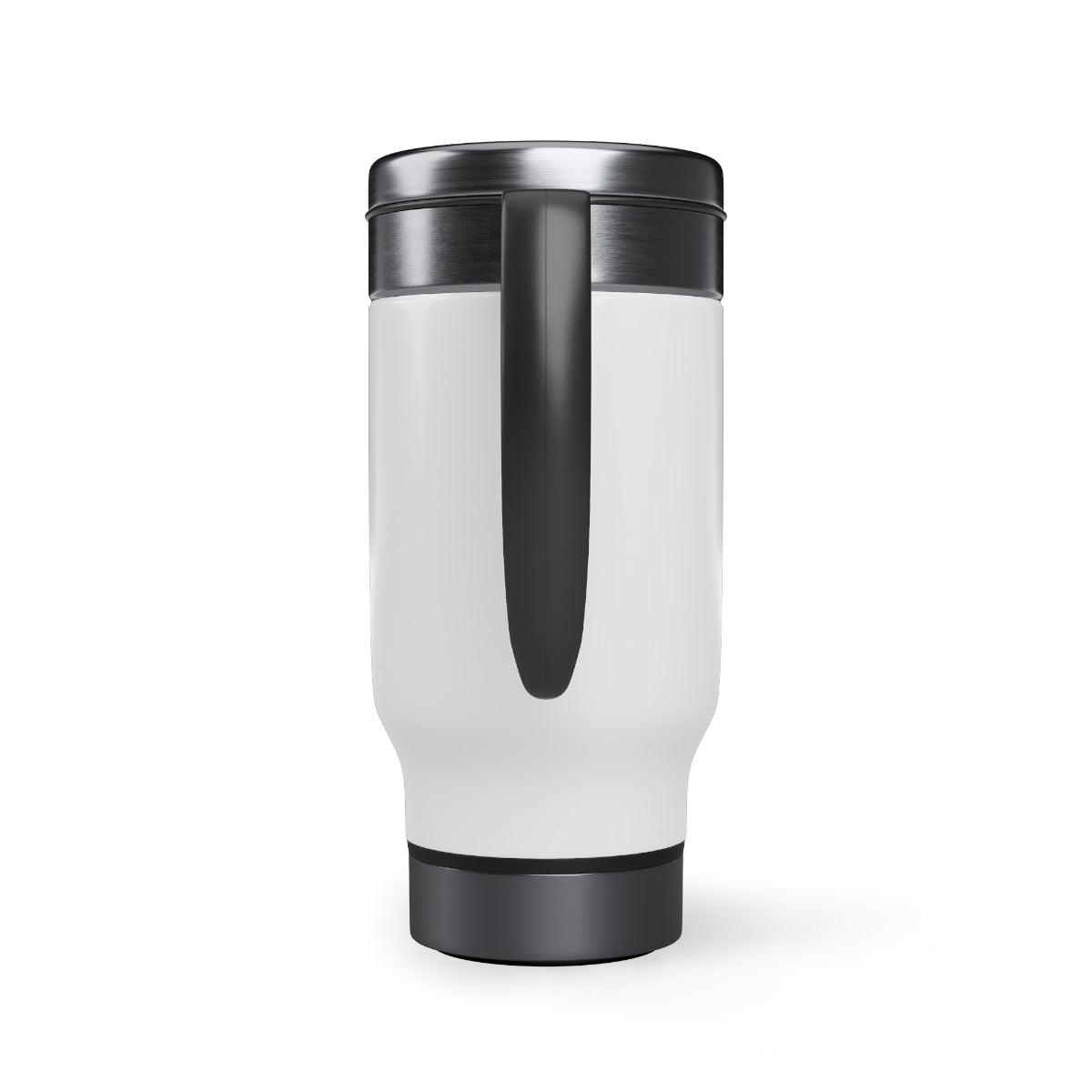 Stainless Steel Travel Mug with Handle, 14oz - Coffee 405