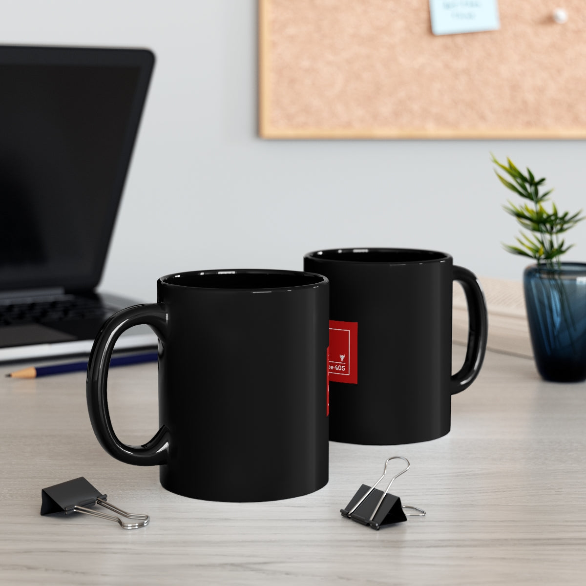 11oz Black Mug - Coffee 405